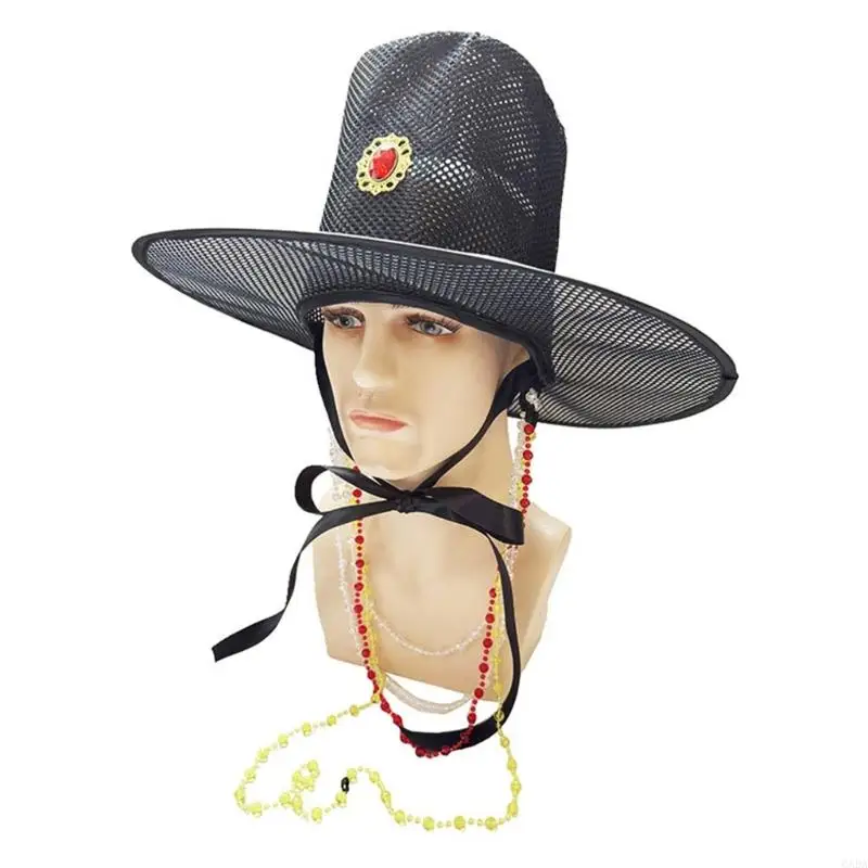 Summer Ready Breathable Korean Traditional Hat Polyester Cooling Effect 6XDA