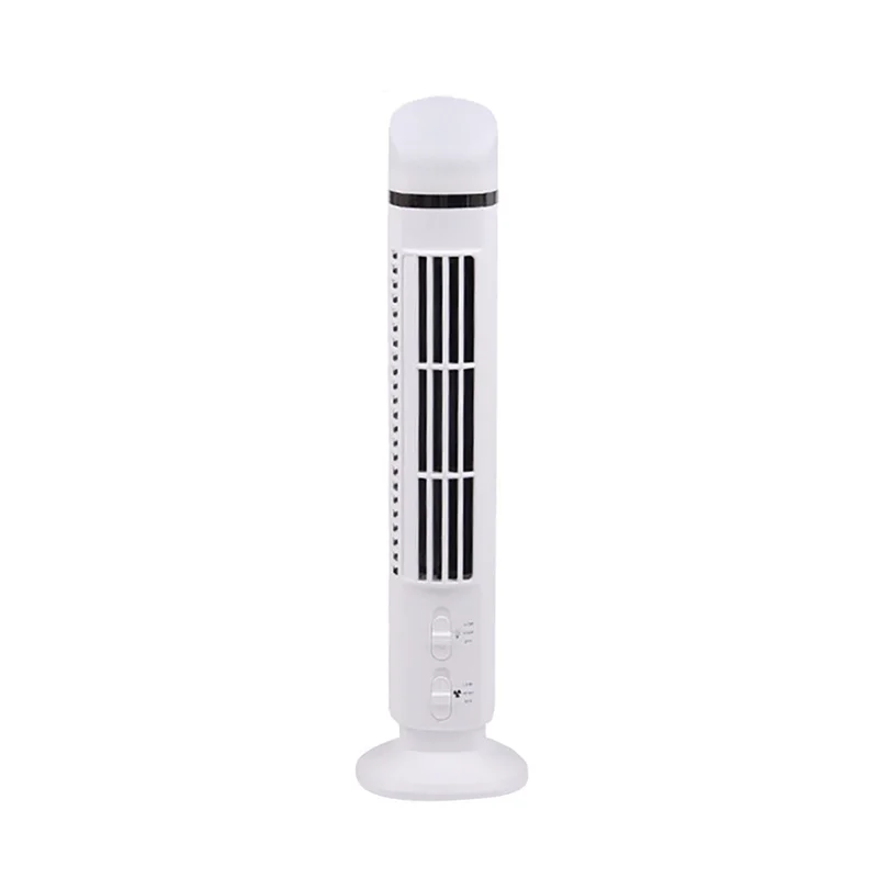

Portable Air Cooler Fan,Streamlined Tower Fan With LED,Powerful Wind,Space-Saving, Bladeless Design, USB Interface Durable White