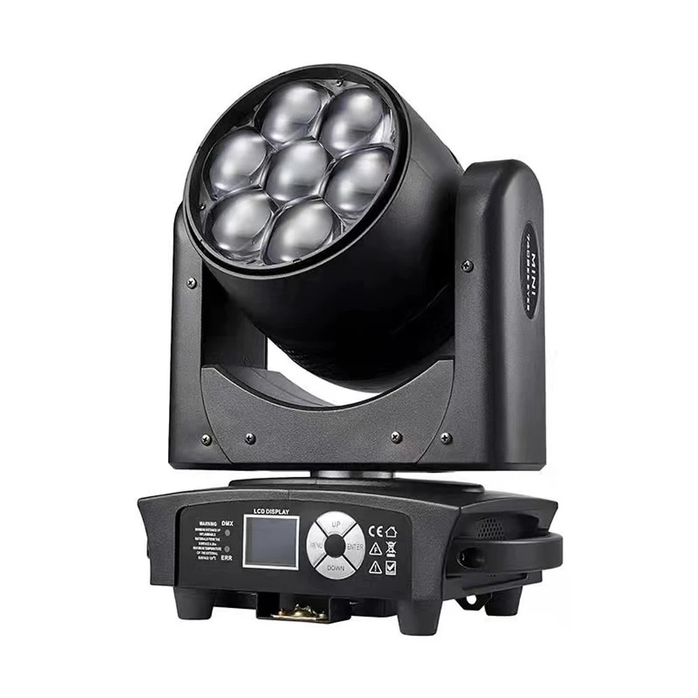 7 * 40W RGBW 4 w 1 Zoom Wash Moving Head Light Bee Eye Beam Stage Light DMX dla DJ Disco Wedding Nightclub