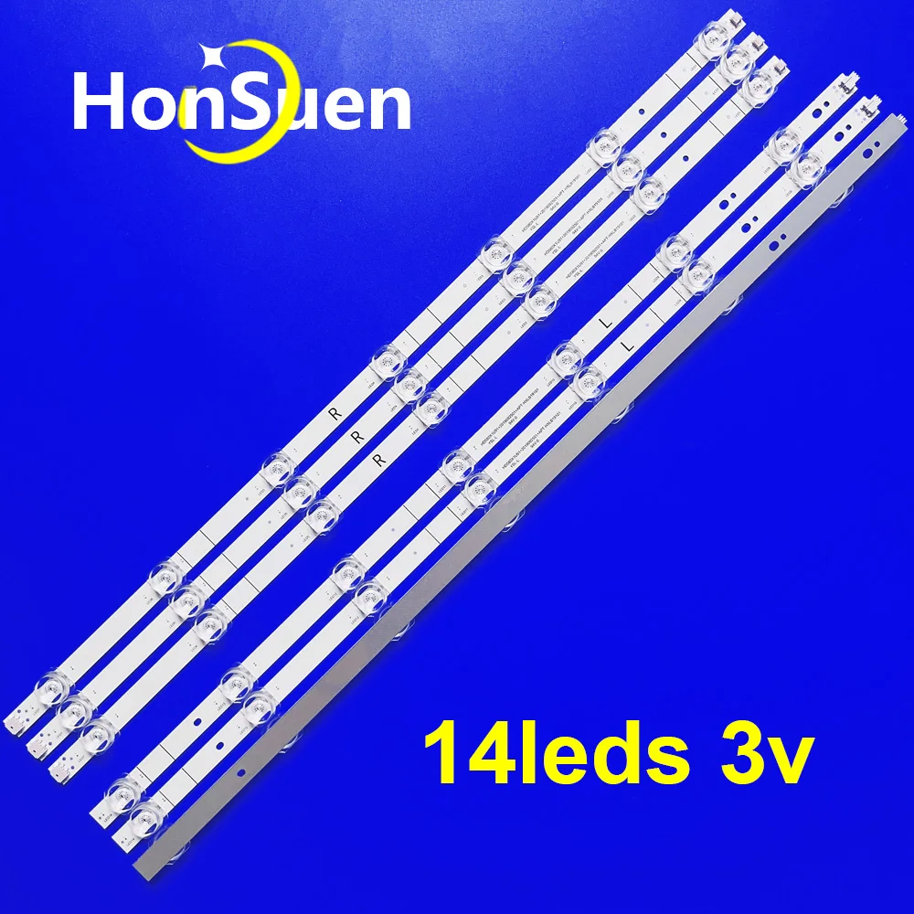 LED Backlight Strips 14LED For Hisense 58A7100F 58S5 58A6100FS 58R6E3 58AE7000F 58R6000GM LB58007 V0 HD580X1U91-L1