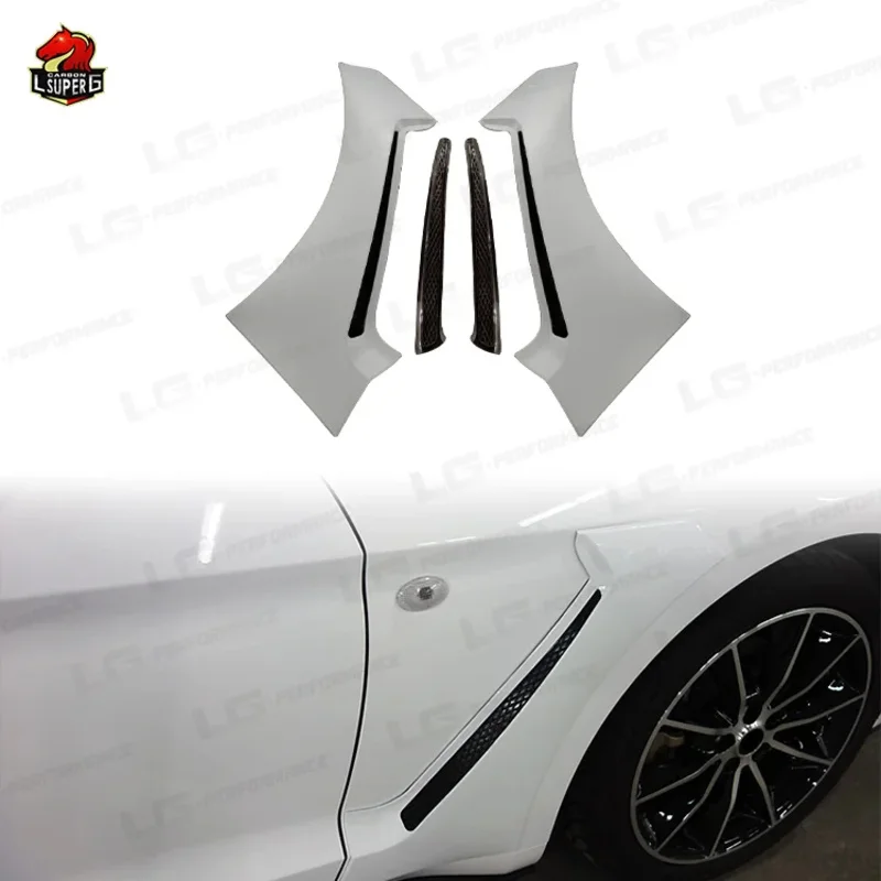 

Good Price New Style Carbon Fiber Car Side Fender Vents Trim for Mustang 15-23 GT Style