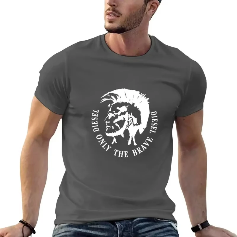 New Men's Cotton T-shirt Comfortable Round Neck Print Large Size Top Unisex Clothing Harajuku Retro Casual Street Wear S-5xl