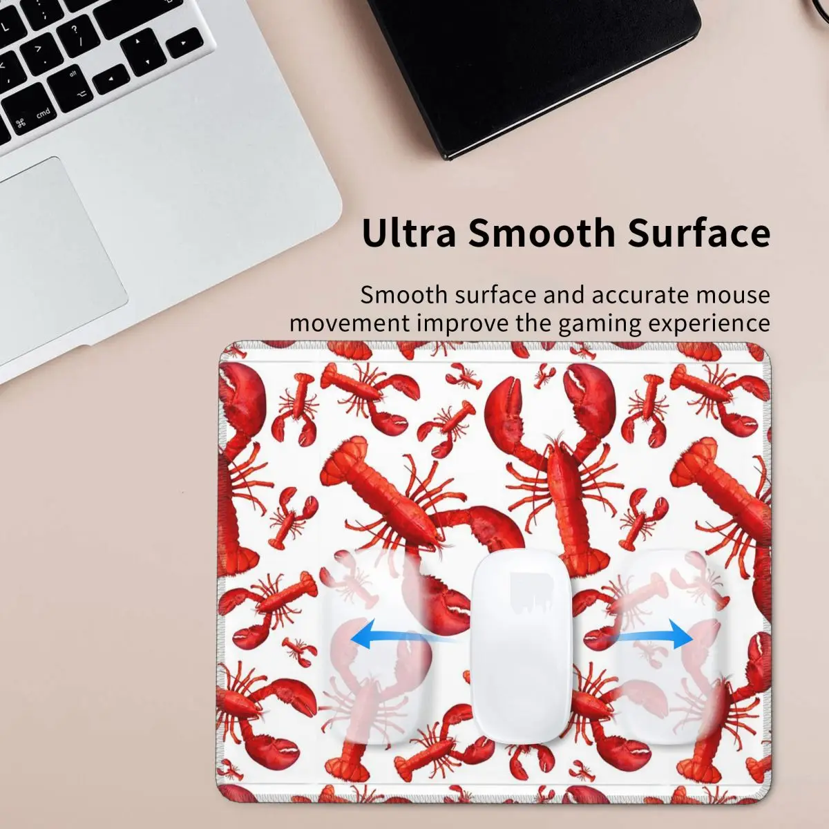 

Омары и лобстер Фестиваль морепродуктов Коврик для мыши Компьютерная клавиатура Коврик для мыши Геймер ПК Коврик для ноутбука Коврики для офисного стола