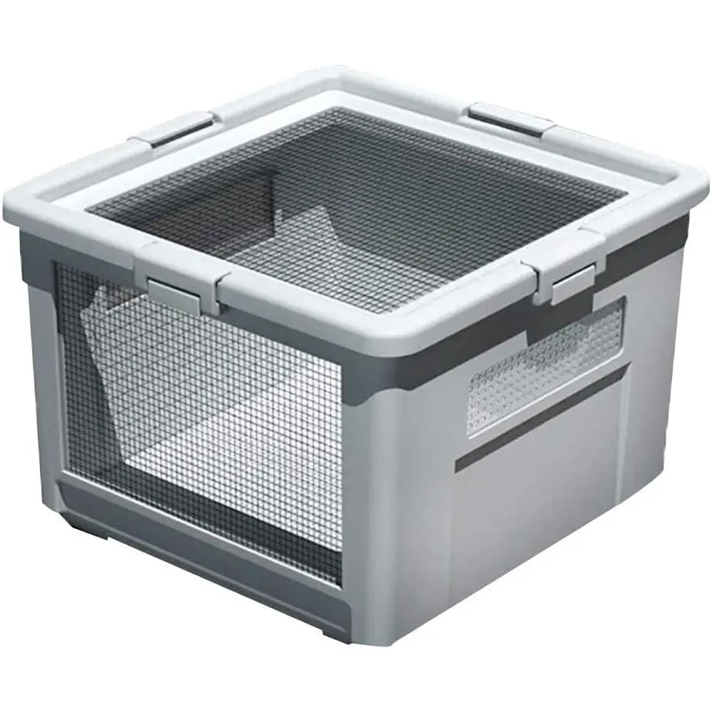 

Wooden-Textured Reptile Habitat for Turtles, Lizards, Chameleons, and Snakes with Feeding and Water Area (28x28x22cm)