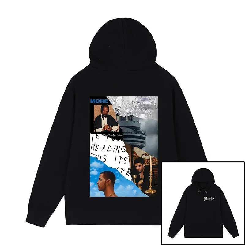 Drake Vintage Hoodies Sweatshirts Hip Hop Rap men women unisex Cotton
