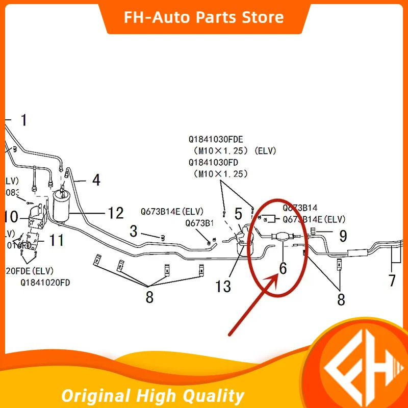 1106100xp64xa Hand Oil Pump Suitable For Great Wall Wingle V200 Diesel Gw4d20 Engine 2.0t Exhaust