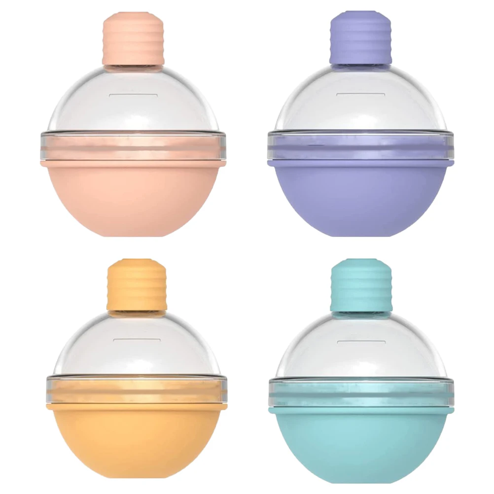 

4pcs Silicone Ice Mold Round Ball Maker Tools Cocktail Party Supplies Whiskey Beverage Ice Cube Freezer Safe Durability