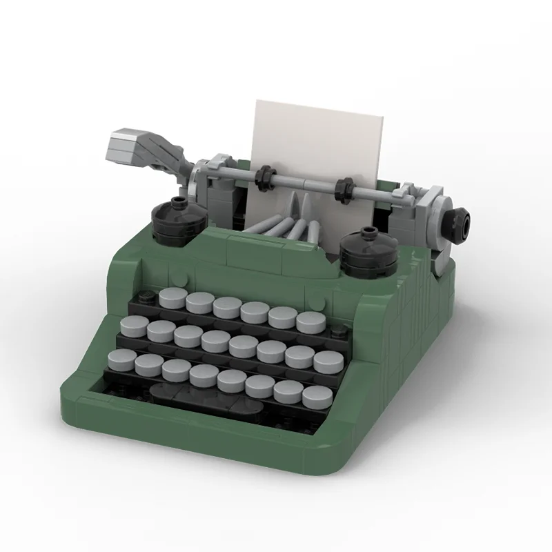 MOC Building Blocks Creative Ideas Collection Mini Typewriter Model Technology Bricks DIY Assembled Toys Holiday Gifts 222PCS