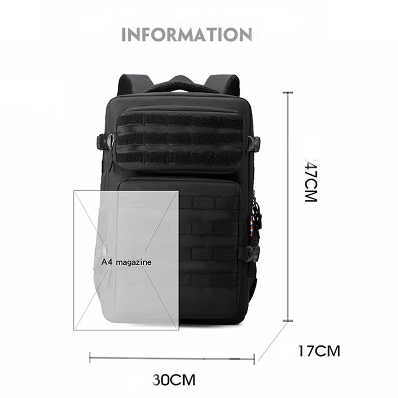 Outdoor Tactical Backpack Men Camouflage Mountaineering Bag 30L Large Capacity Bags Casual Travel Hiking Camping Backpacks