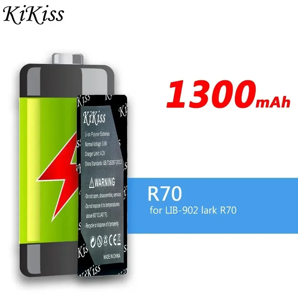 LIB-902 1300mAh KiKiss Portable Battery for lark R70 lib-12 F5 F7 F70 F80 M5 for Sharp ST60 ST60BT DIY personal stereo