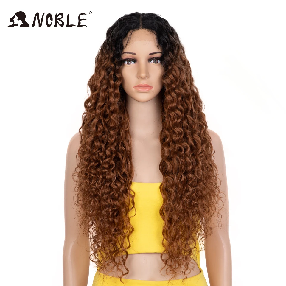 Edle synthetische Lace-Front-Perücke, 30 Zoll lange, lockige Haarperücke, Lace-Front-Afro-Perücke mit krausen Locken für Damen, Lace-Front-Perücke – Detail 16