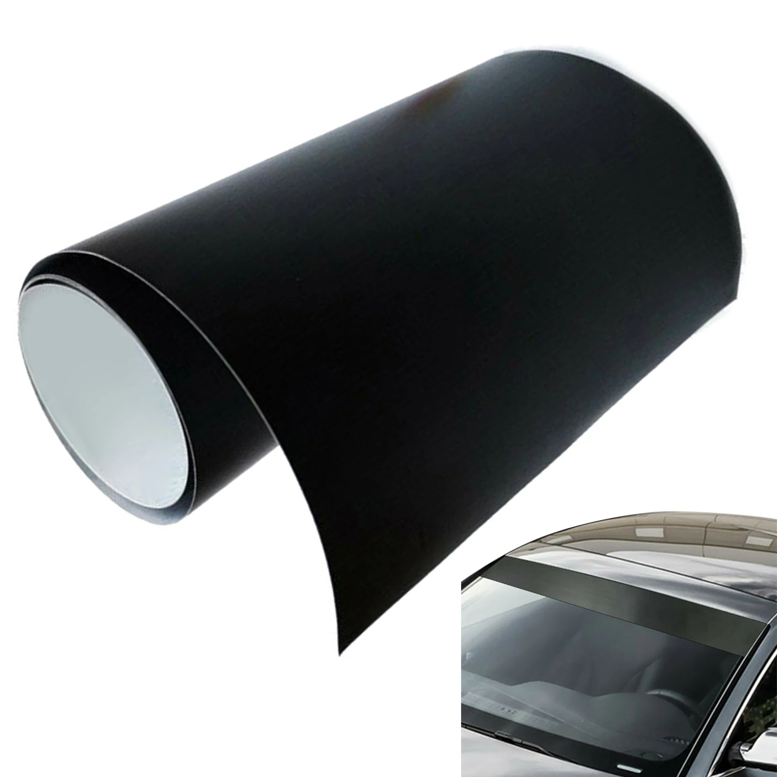 Car Windshield Sun Shade Strip Heat Reduction UV Blocking Strip Car Window Sunshade Stickers Waterproof Heat UV Sunlight Blocker