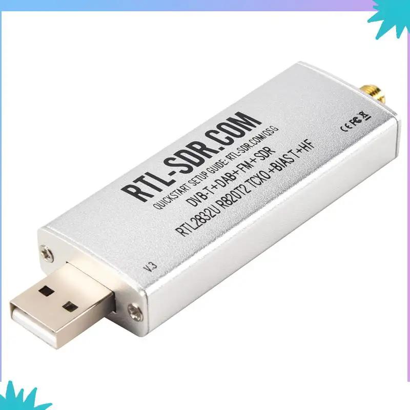 ABZW RTL SDR V3 R820T2 RTL2832U 1PPM TCXO SMA RTLSDR Software Defined Radio Communication System