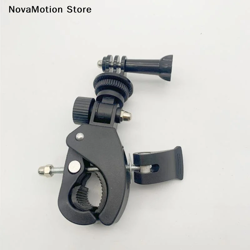 [NM]1 Set For Insta360 SJCAM Holder Action Camera Bicycle Motorcycle Handlebar Mount Bracket For 12 11 10 9 8 7 6 5[NM]