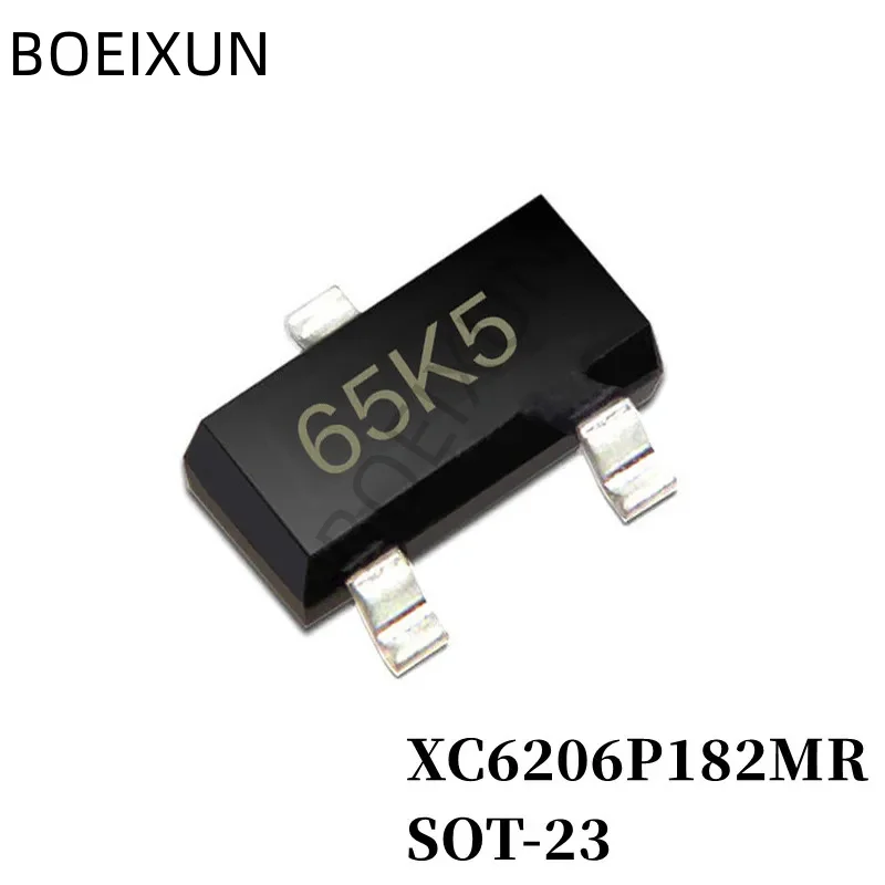 200/500/1000/2000/3000Pcs XC6206P182MR XC6206-1.8 65K5 1.8V SMD Low Dropout Regulator SOT-23 LDO 3-terminal Regulator IC