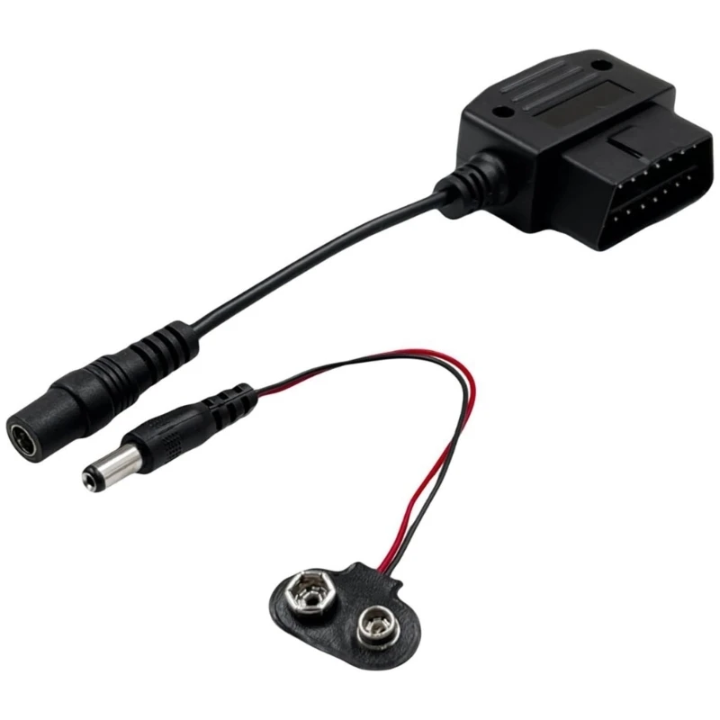 OBD2 Connection Cable To Preserve Setting Car Battery 9V Memory Saver