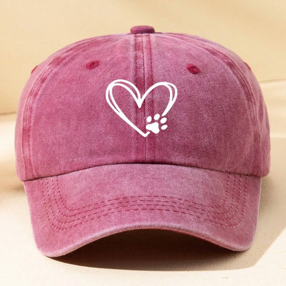 Versatile Embroidered Baskeball Cap Adjustable Vintage Duckbill Cap UV Protection Sunshade Sun Protection Hats Summer