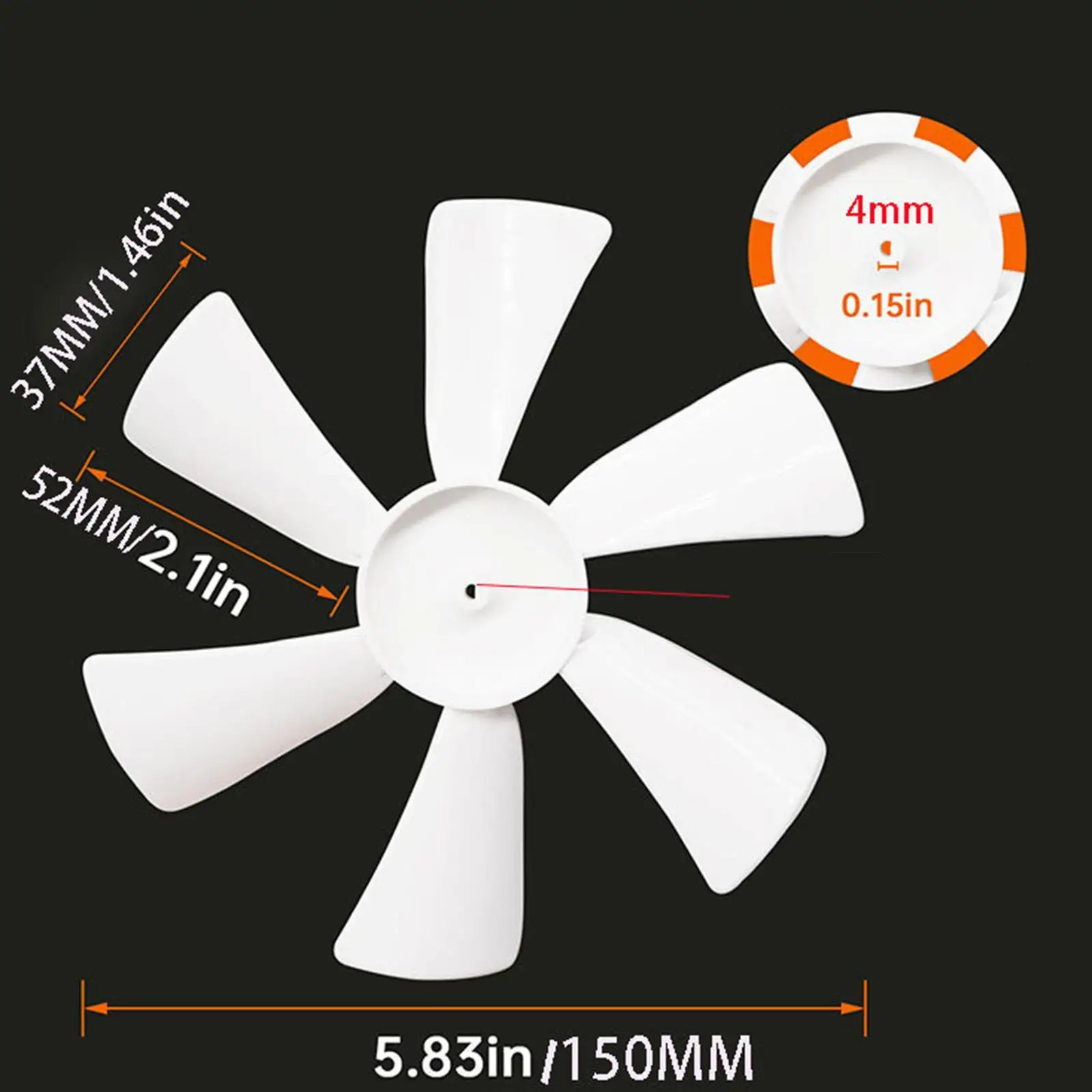 

RV Bathroom Exhaust Fan D-shaft Motor Fan Small-size Rust Resistant Camper Roof Air Vent Fan for Recreational Vehicle