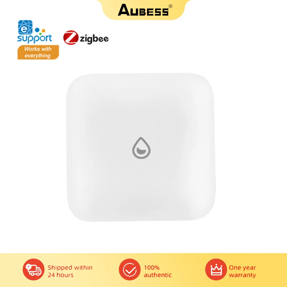 1 pz Tuya ZigBee sensore di immersione in acqua rilevatore di perdite d\'acqua APP allarmi remoti sensori di protezione di sicurezza domestica