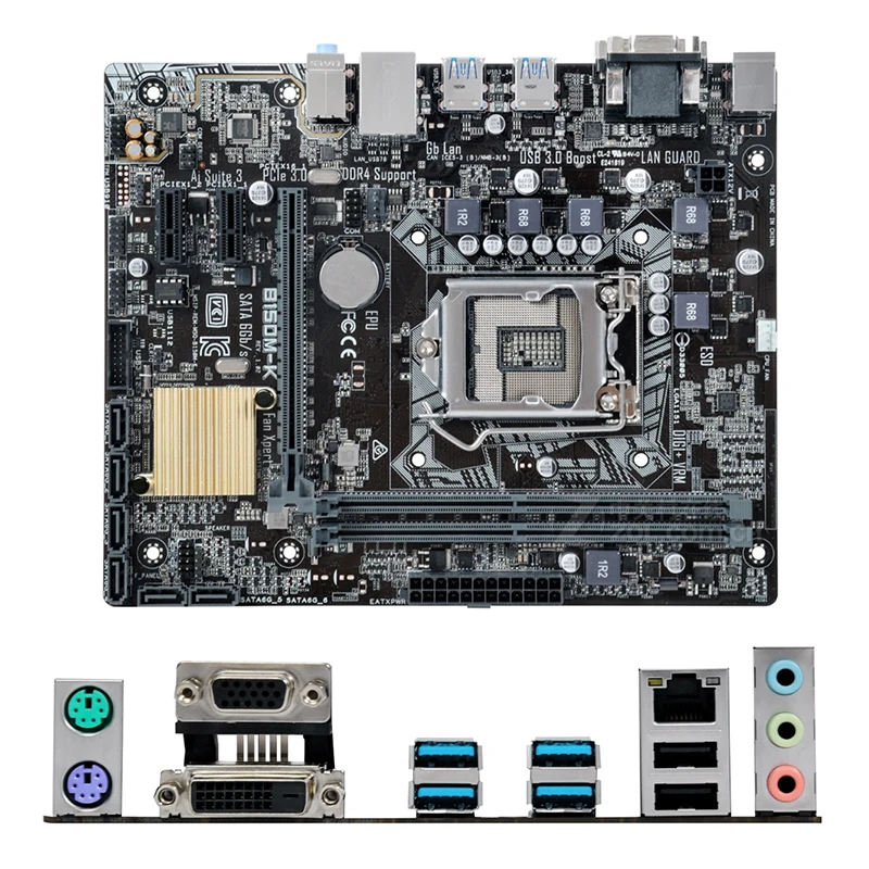 For Intel B150 B150M-K motherboard Used original LGA1151 LGA 1151 DDR4 32GB USB2.0 USB3.0 SATA3 Desktop Mainboard