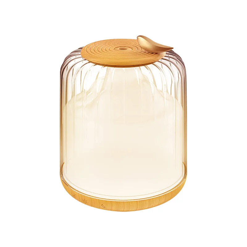 Solid wood glass Bluetooth 230ml humidifier household bedroom bedside aromatherapy lamp l