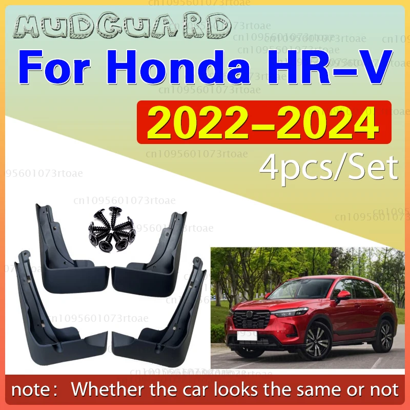 

Mudflaps for Honda HR-V HRV 2022~2024 2023 Pre-facelift Car Mud Flaps Splash Guards Mudguards Front Rear Fender Accessories