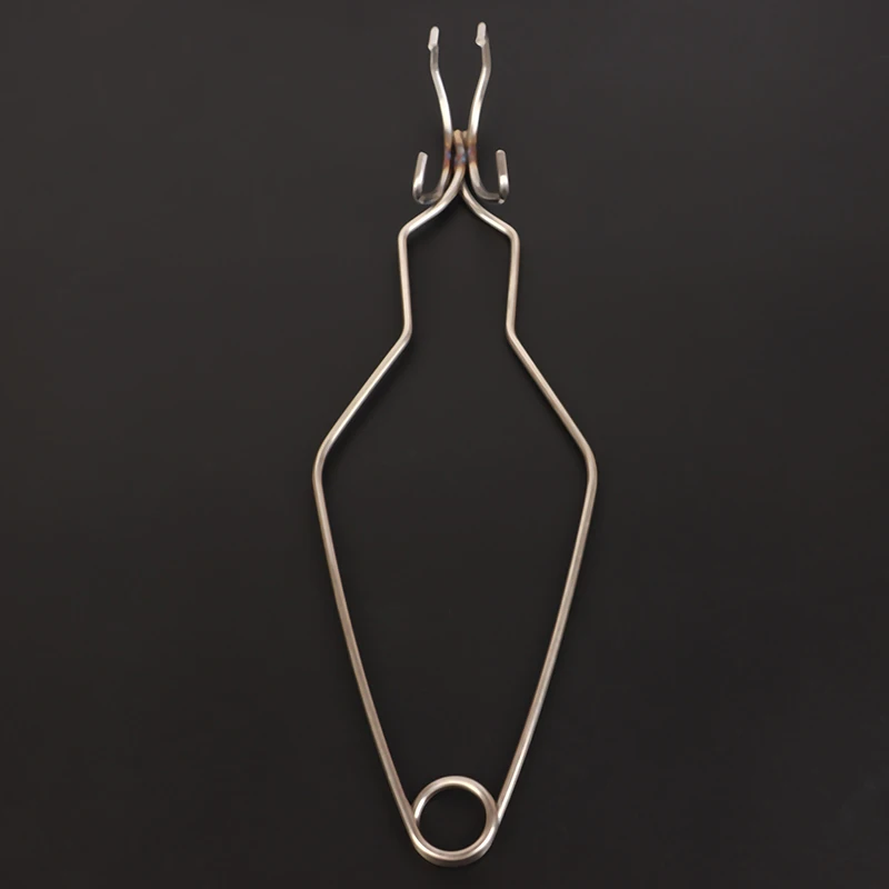 25cm Crucible Pliers Gold Melting Bowl Furnace Accessories Stainless Steel Gold Melting Bowl Clamping Pliers Crucible Tong Clamp