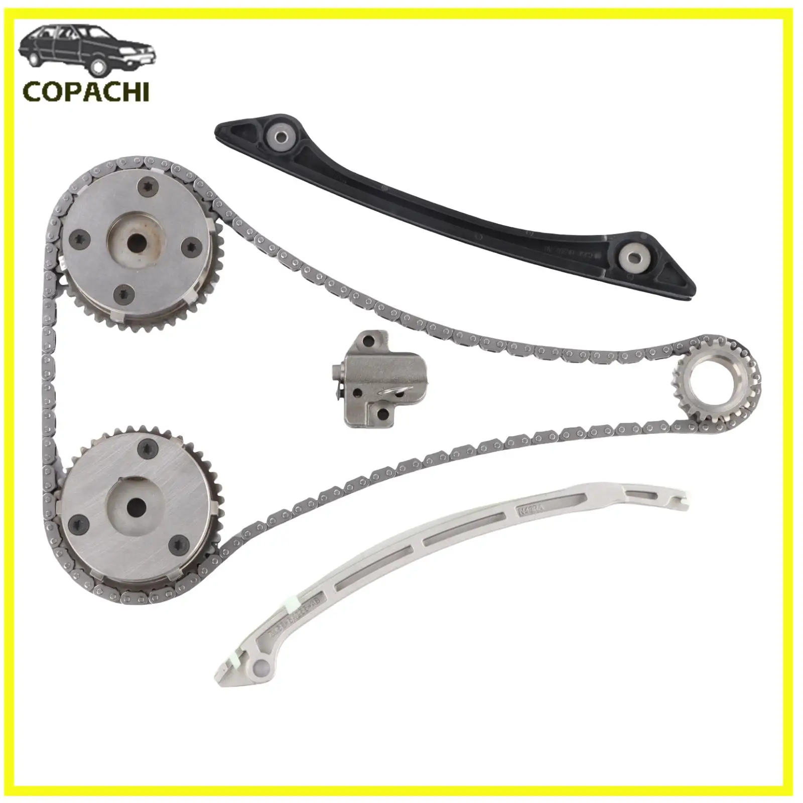 

1Set Timing Chain Kit 2 VVT CJ5E6C524AD CJ5E6C525AD For Land Rover Range Rover Evoque/Freelander/Sport 2.0L Car Accessories Part