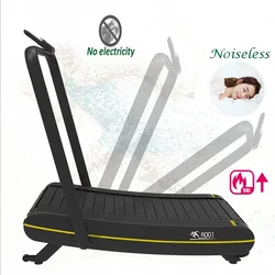 New fitness Curved treadmill home use foldable curved treadmill walking machine manual self power treadmill