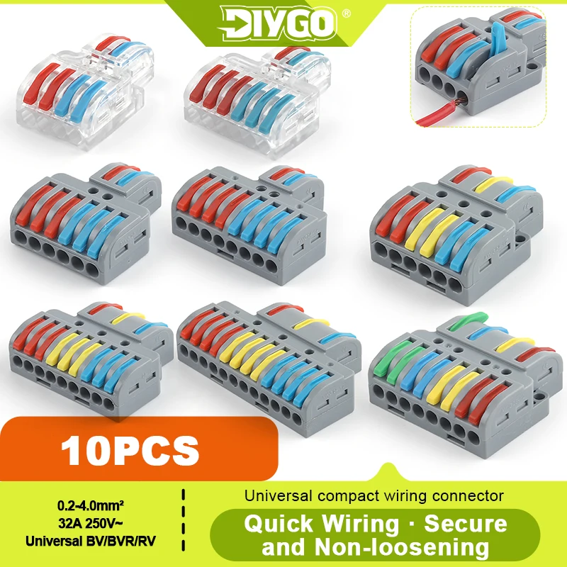 diy-go-10-50pcs-bornier-a-levier-rapide-connecteur-de-fil-compact-universel-a-ressort-pour-cablage-electrique-domestique