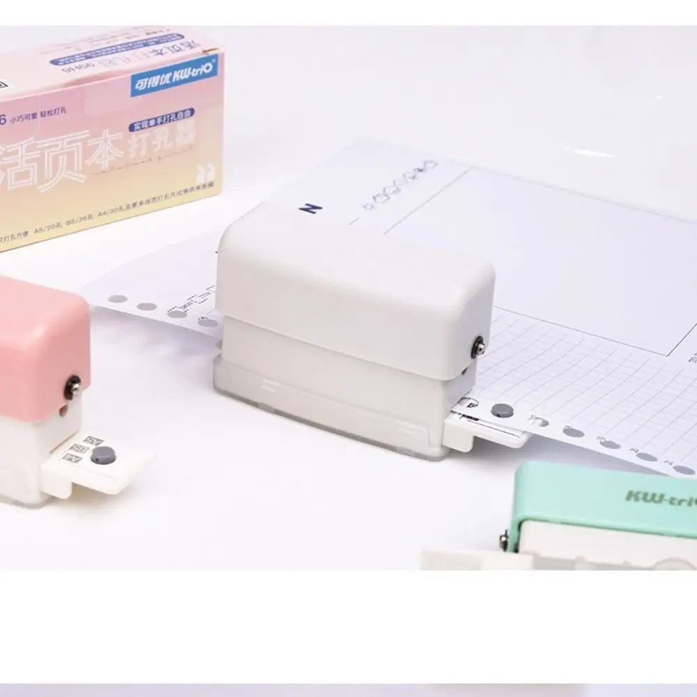 B5-Papierbindung, Standard-Lochstanzer für lose Blätter, 6 Löcher, Planer, Locher