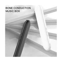 Bone Conduction Music Box Portable Kids MP3 Wireless Bluetooth 5.0 Stereo Bass Speaker Under Pillow Sleep(Black)