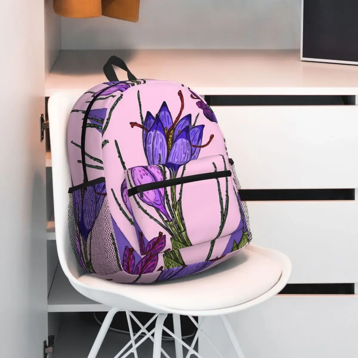 

Рюкзак с шафраном, рюкзак большой емкости, детская сумка для книг, школьная сумка, сумки на плечо для мужчин и женщин