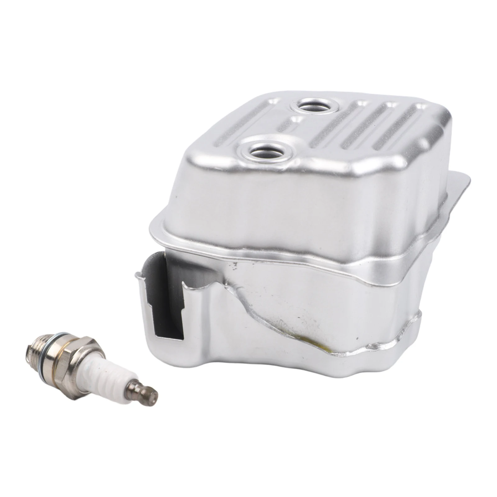 1140 140 0657 For Exhaust Muffler With Spark For MS311 MS391 Chainsaw Chimney Metal Replacement Parts