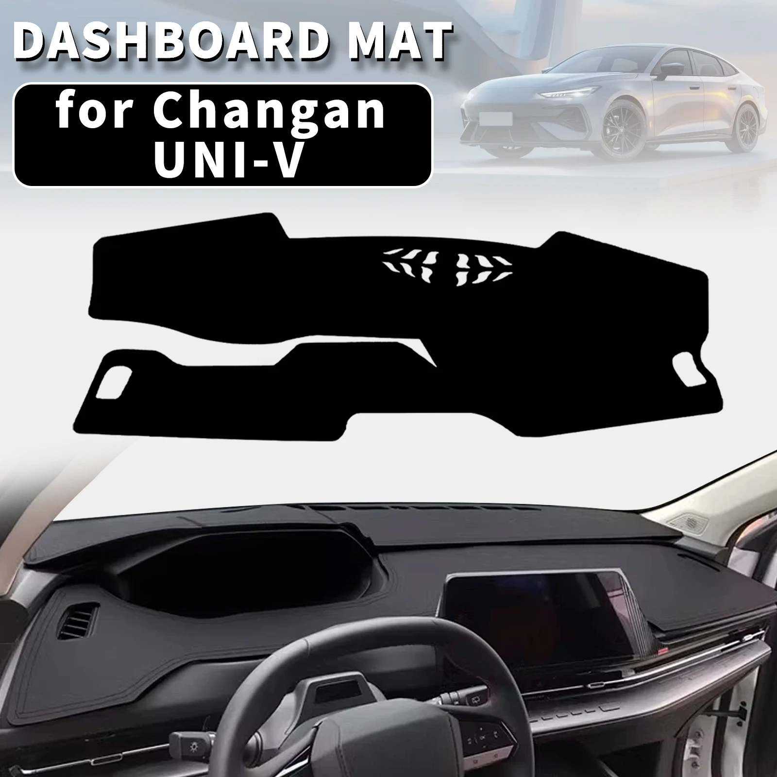 

Коврик на приборную панель для Nissan Ariya 2025 2024-2022, защита от УФ-излучения, солнцезащитный коврик, аксессуары для стайлинга автомобиля, защитный чехол