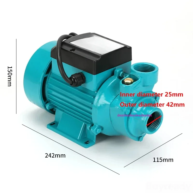 DC 12V 24V 48V Water  Brushed Motor Booster QB60 High-lift Large Flow Solar Battery  Self-priming Pump