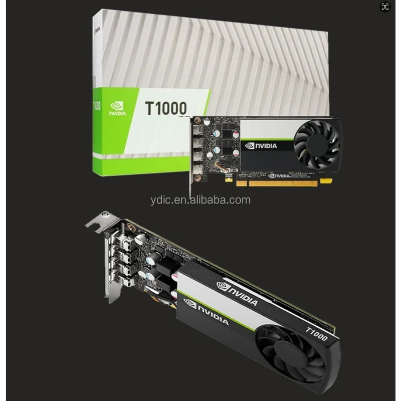 

(Sea shipping) T1000 Professional Design Graphics Card 4G/8G DDR6 GPU Video Accelerator Supports PS/CAD/AI/AE PG172