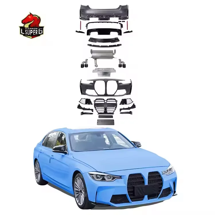

G80 M3 Style Body Kit For BMW F30 F35 with Car Bumpers Rear Diffuser Grill Exhaust Tips