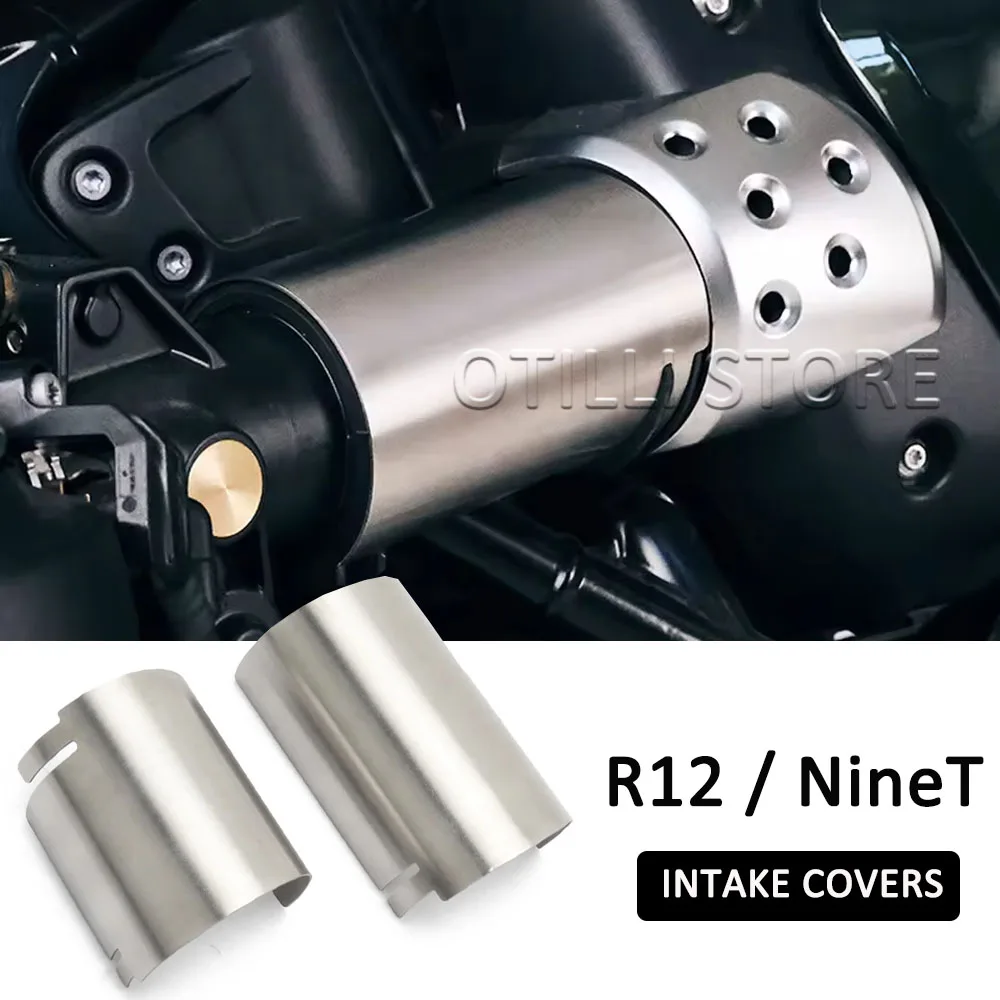 

Новые подходят для BMW R12 NineT NINET R 12 2024 2025, крышки воздухозаборника из нержавеющей стали, декоративные обтекатели, аксессуары для мотоциклов