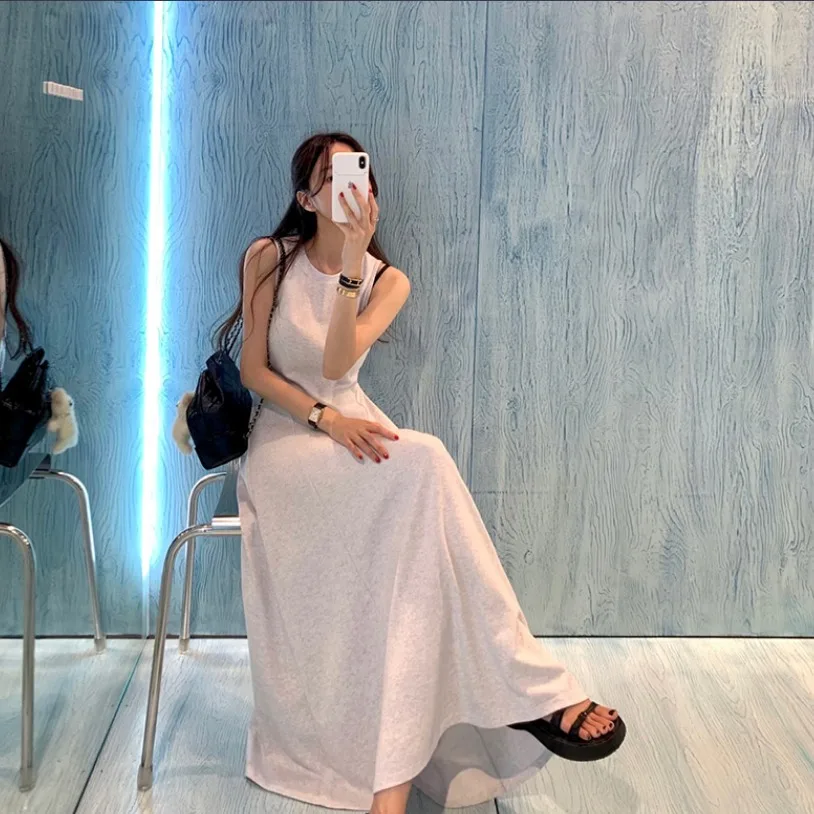 

Женская модная повседневная юбка A-силуэта с высокой талией, длинная, на весну-осень-зиму, в корейском стиле