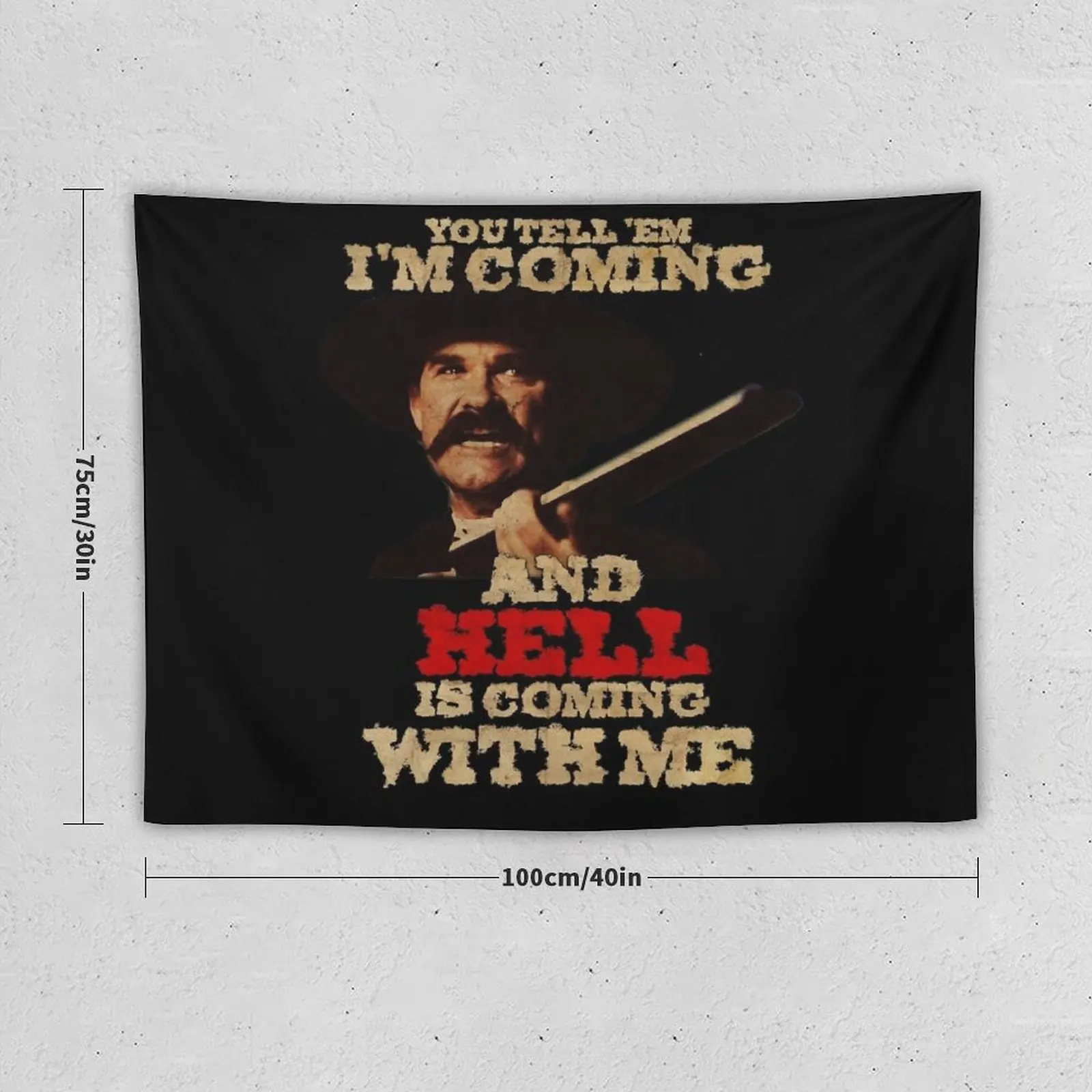 Special Present Tombstone Wyatt Earp (1993) Gifts For Music Fans Tapestry Wall Coverings House Decor Tapestry