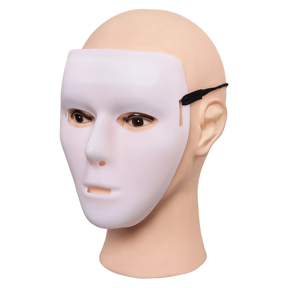 Fantasia Specchio magico Maschera cosplay Principessa delle nevi Maschere in lattice Copricapo Masquerade Uomini adulti Accessori per costumi da festa di Halloween