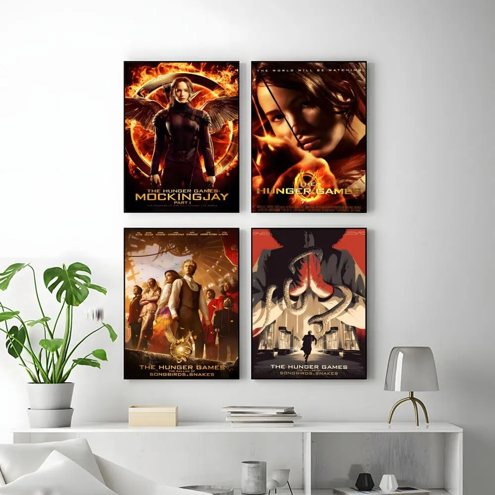 The H-Hunger G-Games Poster HD Versatile Waterproof Wall Decor Self Adhesive Perfect for Any Room & Ideal Gift