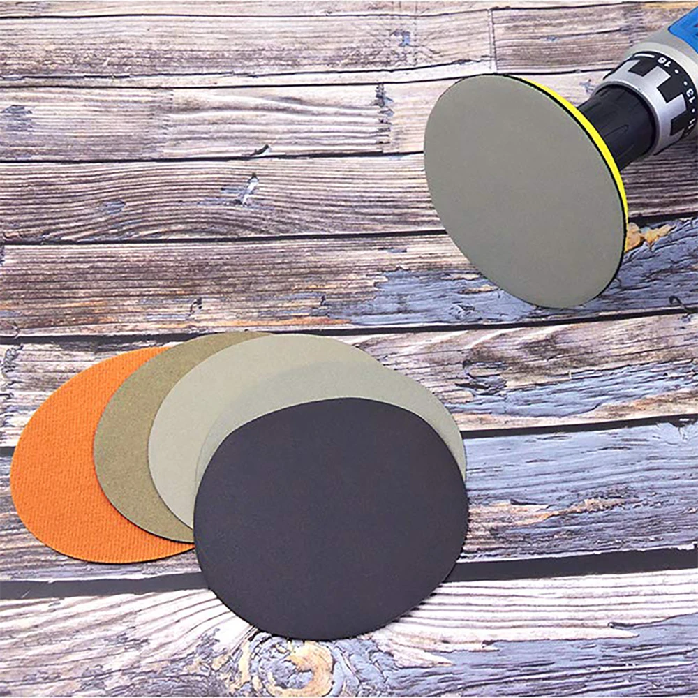 5นิ้ว Sanding Disc Assortment ซิลิคอนคาร์ไบด์กรวด1000/3000/5000/7000/10000กระดาษทรายกระดาษทรายสำหรับไฟฟ้าขัดขัด