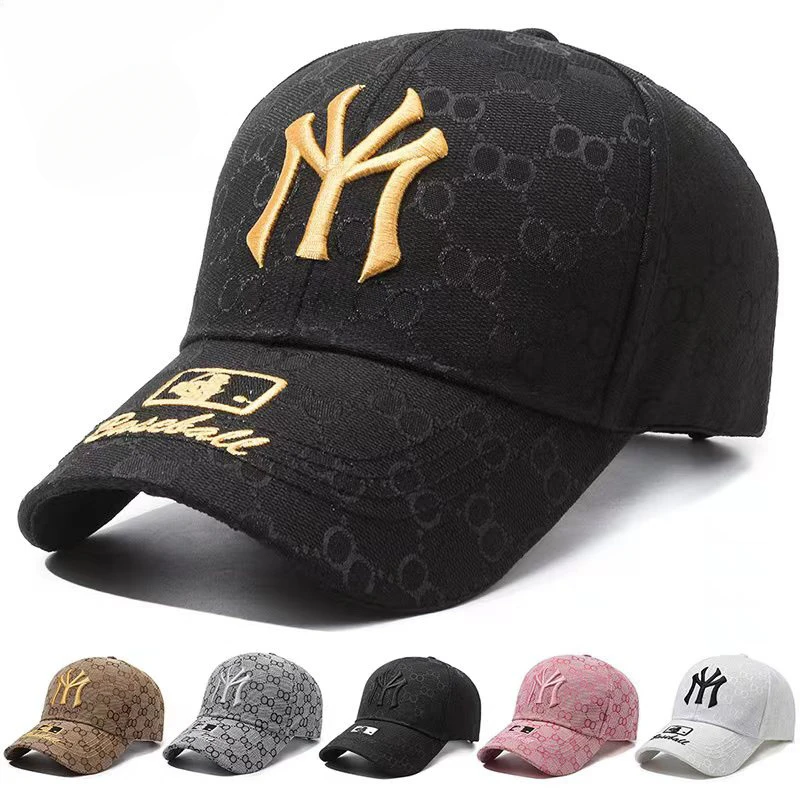 Hats for Men 2024 New MY Letter Embroidered Baseball Cap Kpop Fashion Couple Snapback Cap Men and Women Sun Hats Chapeau Homme