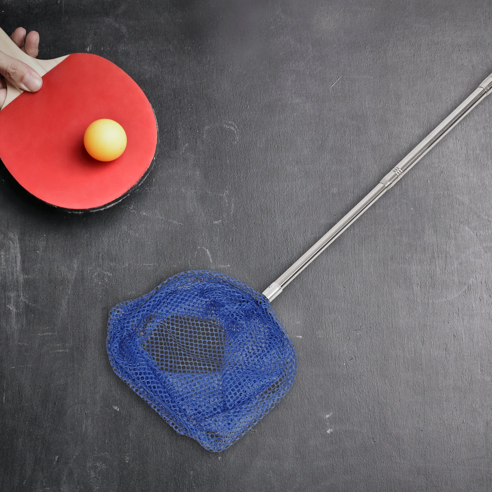 

Ping-Pong Ball Picker Upper Lightweight Portable Container for Tennis Balls with Durable Handle Ideal for Indoor Outdoor Play