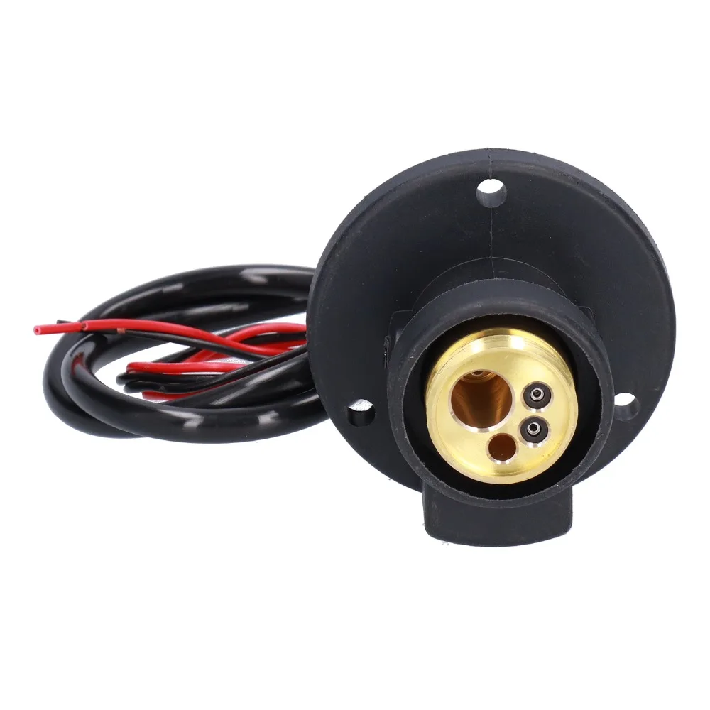 2pcs Flange Base MIG Welding Adapter Brass Material Stable Support Welding Panel Smooth Wire Feed Panel Mount