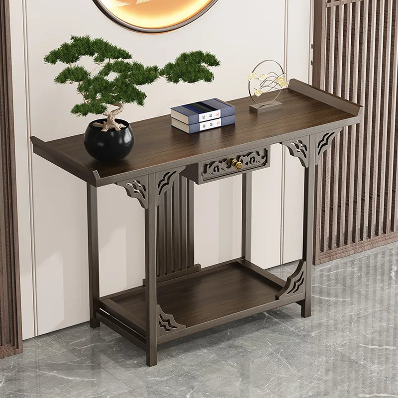 Guanyin household offering incense table cabinet Bodhisattva incense table shrine offering table new Chinese vertical cabinet