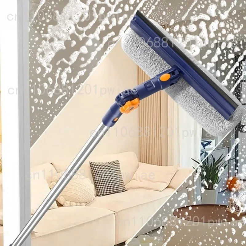 Household window cleaner, double-sided wipe outside the high-rise window, cleaning tool, cleaning glass scraper