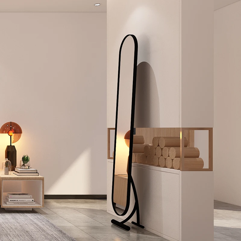 

Напольное овальное зеркало, стоящее зеркало для гостиной, современное зеркало, украшение для спальни, корейский стиль, необычные товары для дома Espelhos